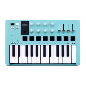 Arturia MiniLab 3 25 Tuş MIDI Klavye Aquamarine