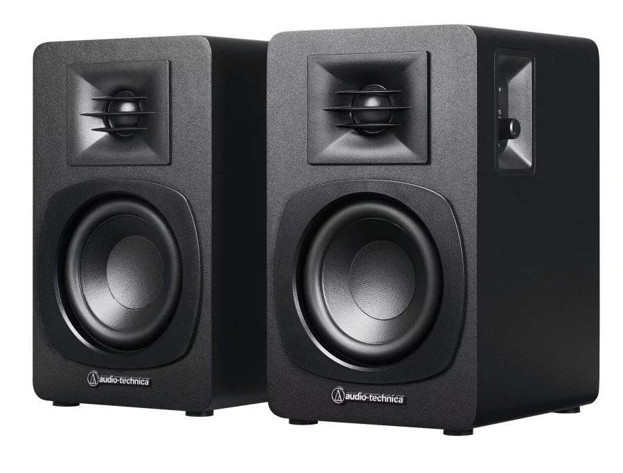 Audio-Technica AT-LP60XBT Beyaz ve AT-SP3X Pikap Müzik Sistemi