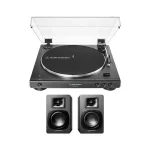 Audio-Technica AT-LP60XBT Siyah ve AT-SP3X Pikap Müzik Sistemi
