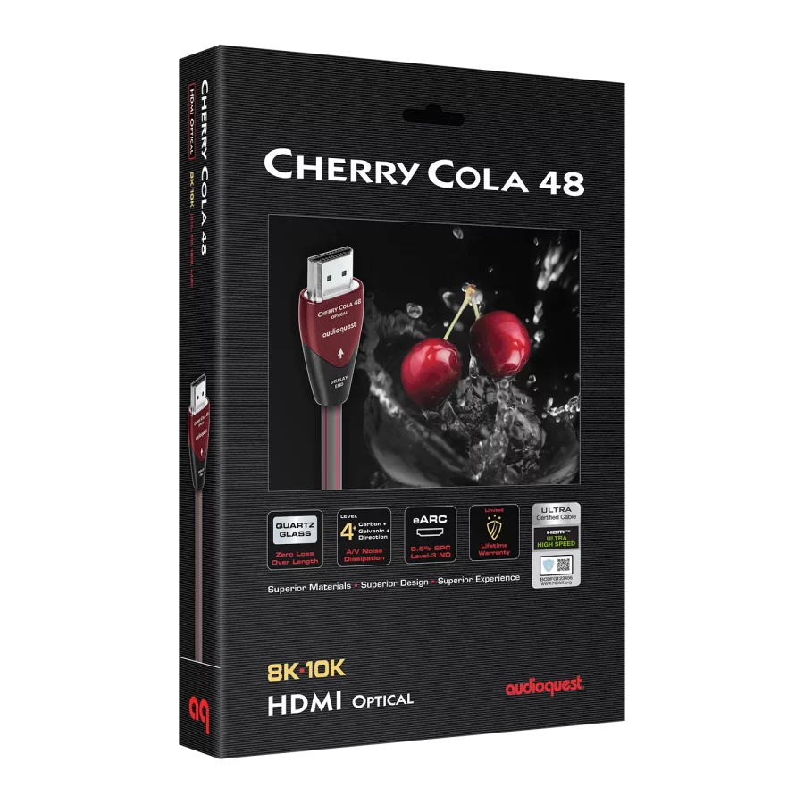 AudioQuest Cherry Cola Aktif Optik HDMI Kablo 10 m