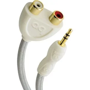 AudioQuest FLX-Mini 3,5 mm - 2 x RCA Dişi Adaptör