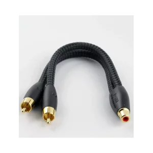 AudioQuest FLX-X F22M RCA Ayırıcı (1 Dişi - 2 Erkek)