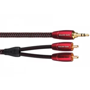 AudioQuest Golden Gate 3,5 mm - RCA Kablo 1 m
