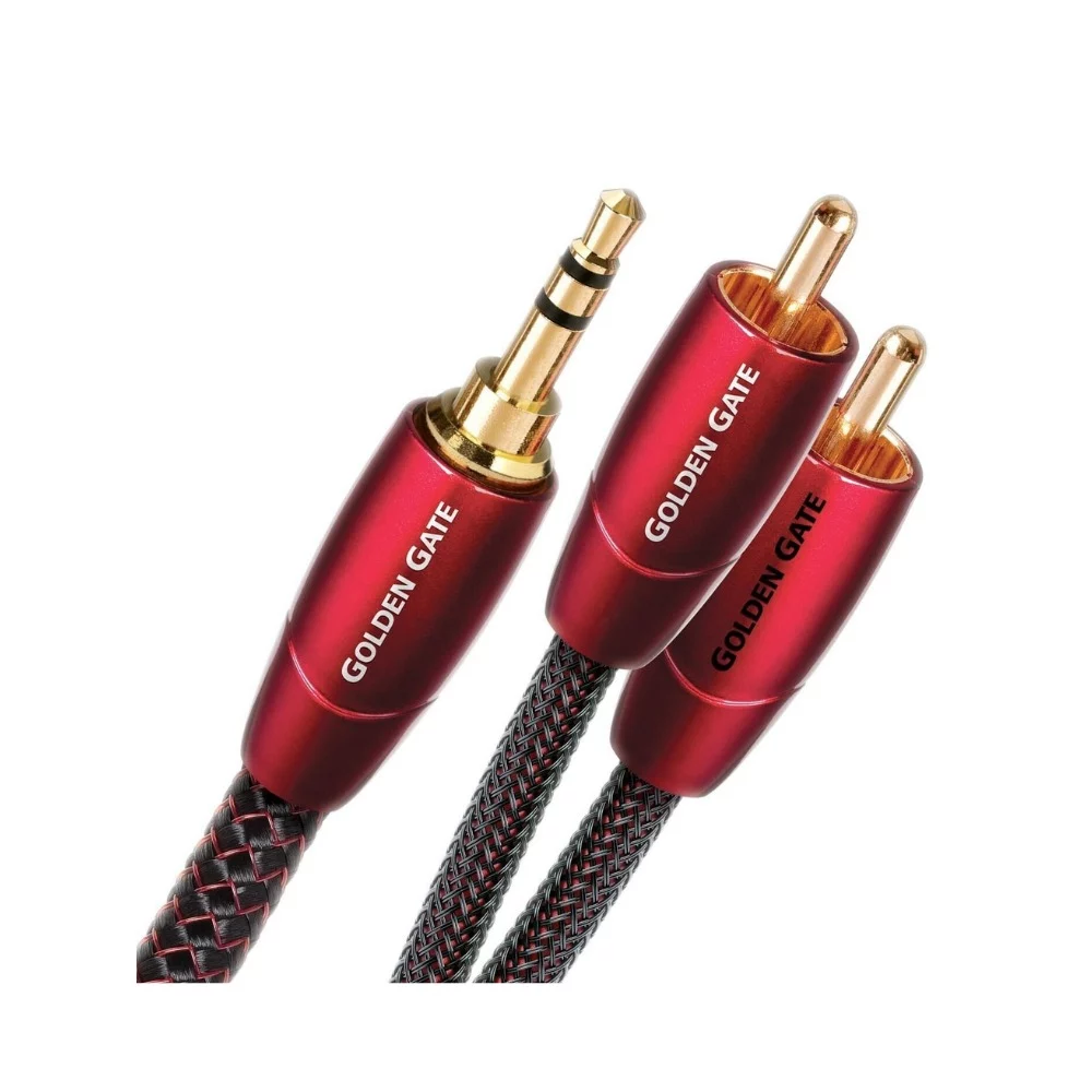 AudioQuest Golden Gate 3,5 mm - RCA Kablo 3 m AudioQuest Golden Gate 3,5 mm - RCA Kablo 3 m