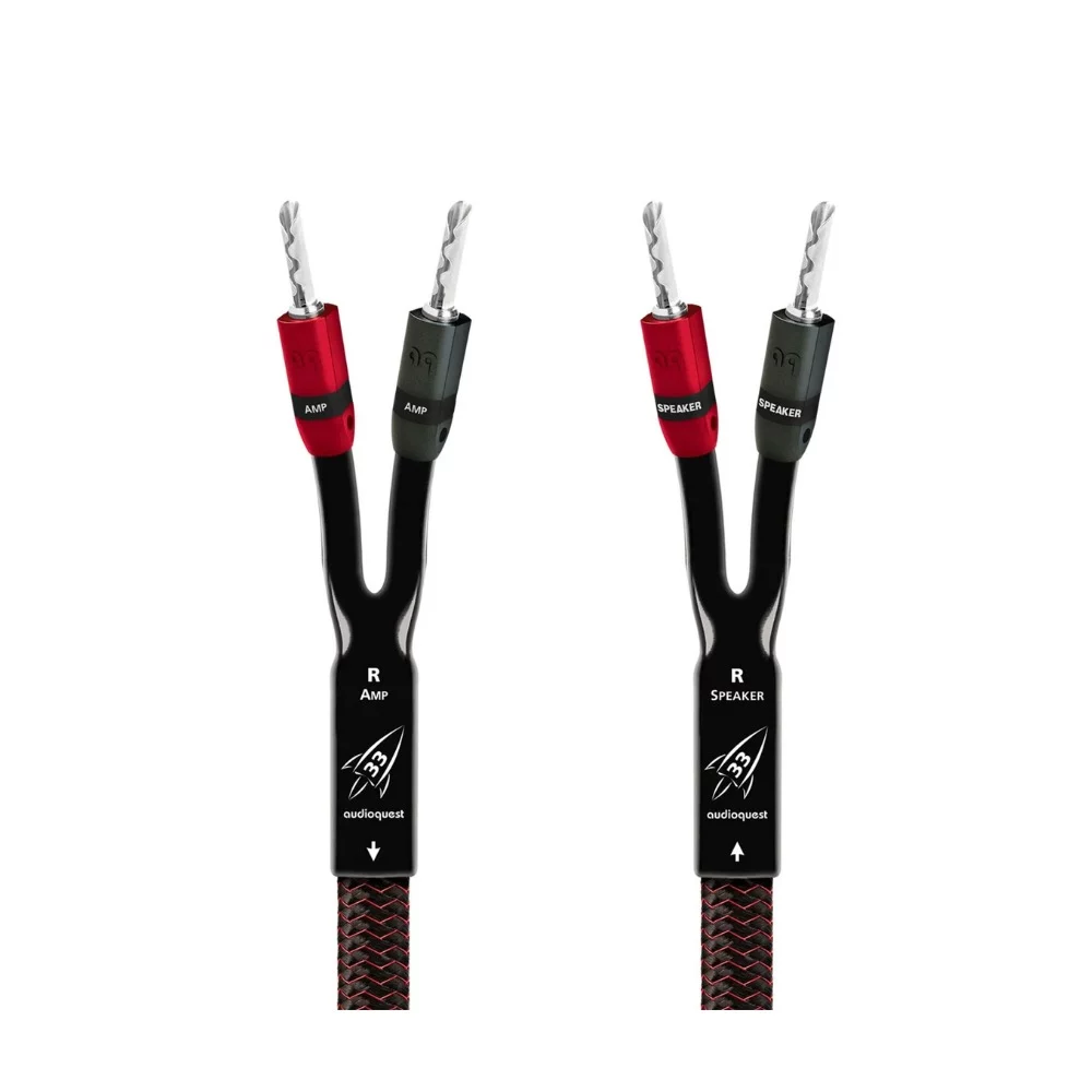 AudioQuest Rocket 33 Banana Uçlu Hoparlör Kablosu 2 m AudioQuest Rocket 33 Banana Uçlu Hoparlör Kablosu 2 m