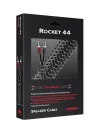 AudioQuest Rocket 44 Banana Uçlu Hoparlör Kablosu 3 m