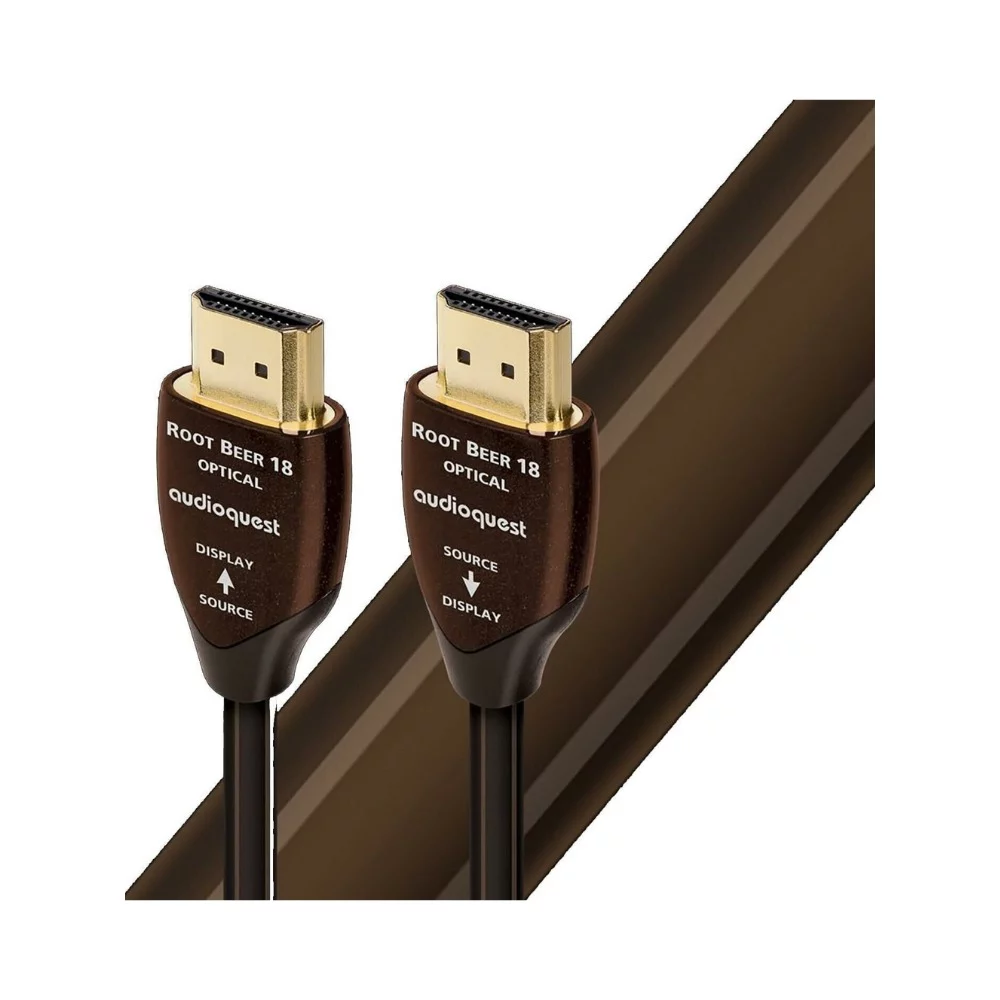 AudioQuest Root Beer 18 Aktif Optik HDMI Kablo 10 m AudioQuest Root Beer 18 Aktif Optik HDMI Kablo 10 m