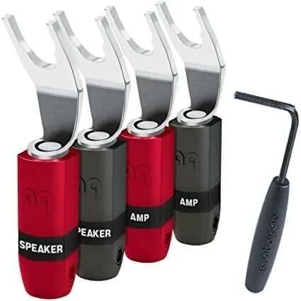 AudioQuest SureGrip 300 Çok Boyutlu Spade (Çatal) Konnektör AudioQuest SureGrip 300 Çok Boyutlu Spade (Çatal) Konnektör