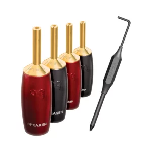 AudioQuest SureGrip 507 BFA Banana Konnektör Seti Gold