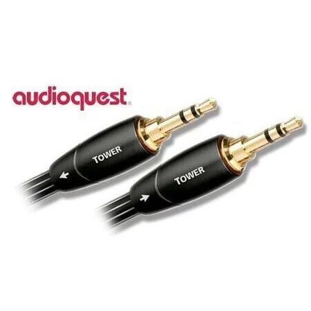 AudioQuest Tower 3,5 mm - 3,5 mm AUX Kablo 1 m AudioQuest Tower 3,5 mm - 3,5 mm AUX Kablo 1 m