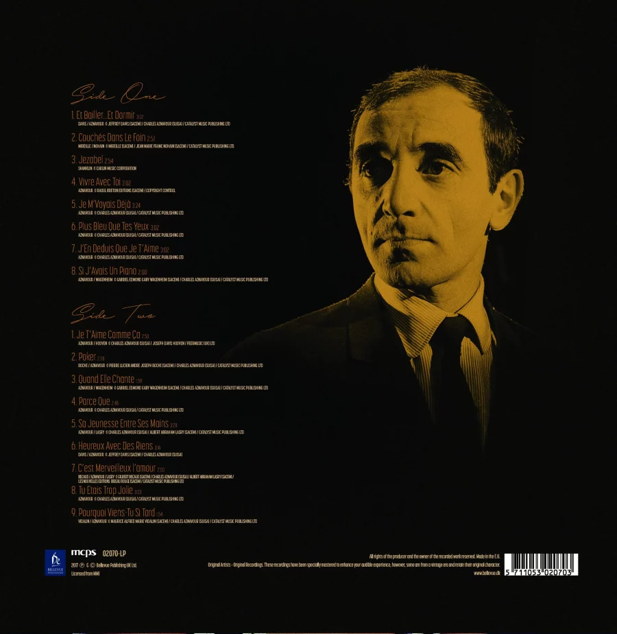 Charles Aznavour Chansons Preferees - Plak