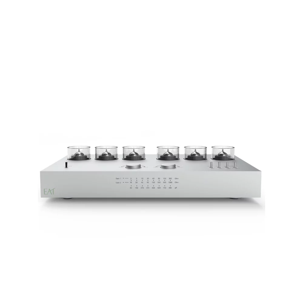 E.A.T. E-Glo 2 Tüplü Phono Preamfi Gümüş E.A.T. E-Glo 2 Tüplü Phono Preamfi Gümüş