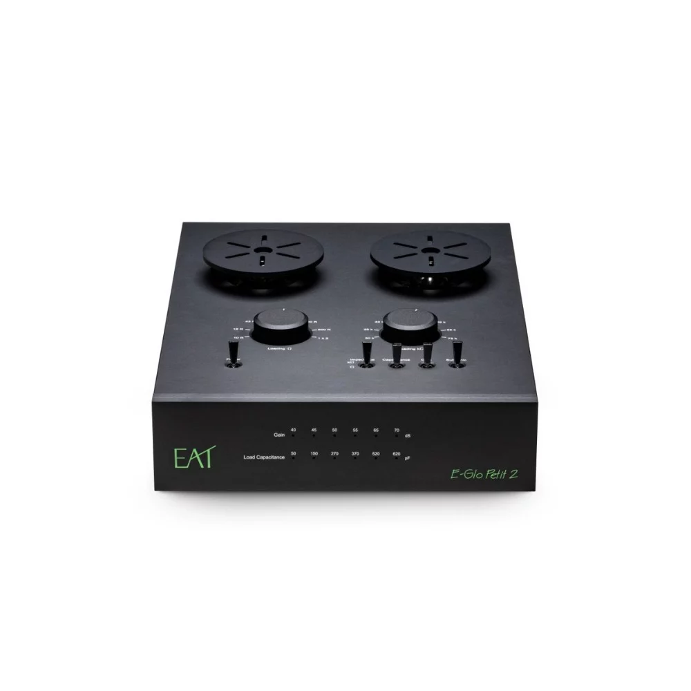 E.A.T. E-Glo Petit 2 Hibrit Tüplü Phono Preamfi Siyah E.A.T. E-Glo Petit 2 Hibrit Tüplü Phono Preamfi Siyah