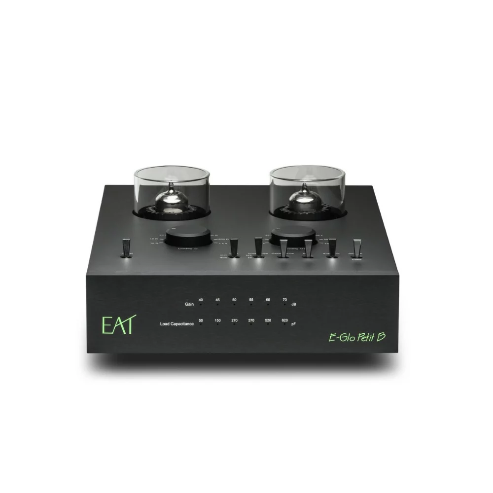 E.A.T. E-Glo Petit B Balanced Hibrit Tüplü Phono Preamfi Siyah E.A.T. E-Glo Petit B Balanced Hibrit Tüplü Phono Preamfi Siyah