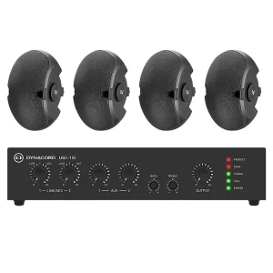 Electro-Voice BSYS-EVID-4.2TB Duvar Hoparlörü ve Subwoofer Seti Siyah
