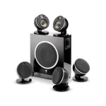 Focal Dome Flax 5.1 ve Sub Air Ev Sinema Hoparlör Seti Siyah