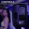 Gemini AS-2115BT 15 inç Aktif Bluetooth Hoparlör (Tek)