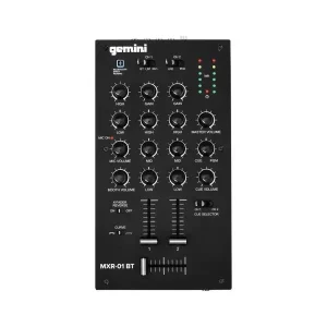 Gemini MXR-01BT 2 Kanal Bluetooth DJ Mixer