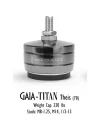 IsoAcoustics GAIA-TITAN Theis Hoparlör İzolasyon Ayağı (4'lü Set)