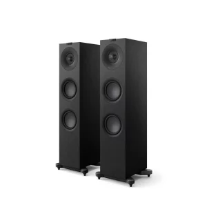 KEF Q7 Meta Kule Tipi Hoparlör Saten Siyah (Çift)