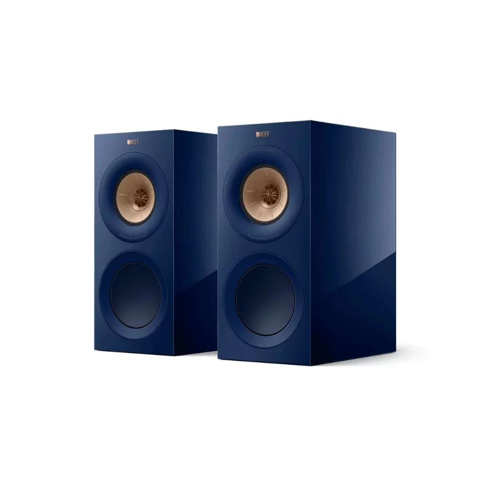 KEF R3 Meta Raf Tipi Hoparlör Parlak Mavi (Çift) KEF R3 Meta Raf Tipi Hoparlör Parlak Mavi (Çift)