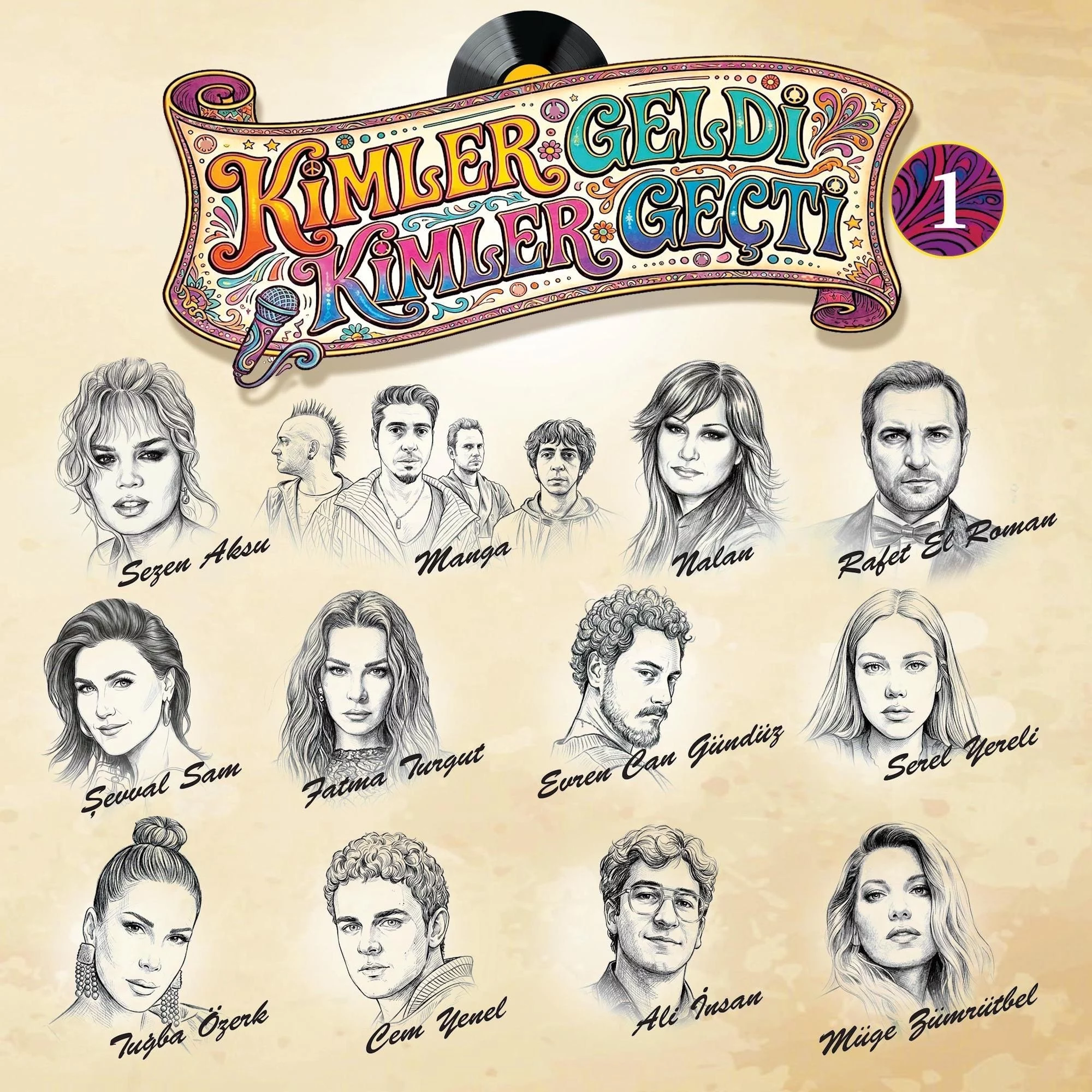 kimler-geldi-kimler-gecti-vol-1-plak Kimler Geldi Kimler Geçti Vol.1 (Plak) - Görsel 1