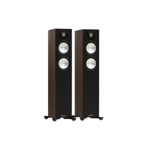 Monitor Audio Bronze 300 7G Kule Tipi Hoparlör (Çift) Ceviz