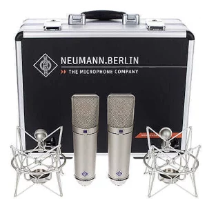 Neumann U 87 Ai Stereo Set Condenser Mikrofon Nikel
