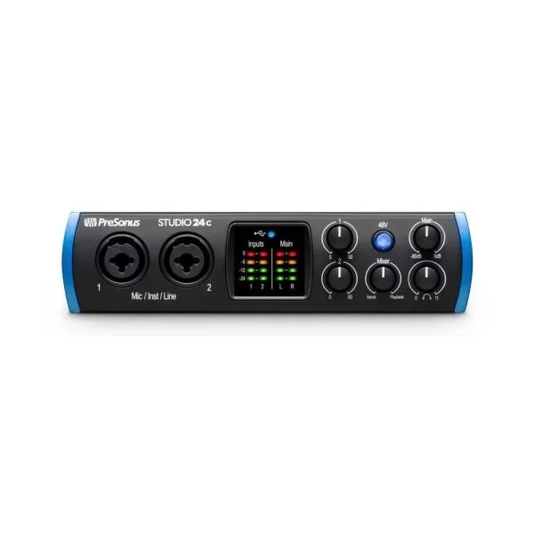 PreSonus Studio 24c USB-C Ses Kartı PreSonus Studio 24c USB-C Ses Kartı