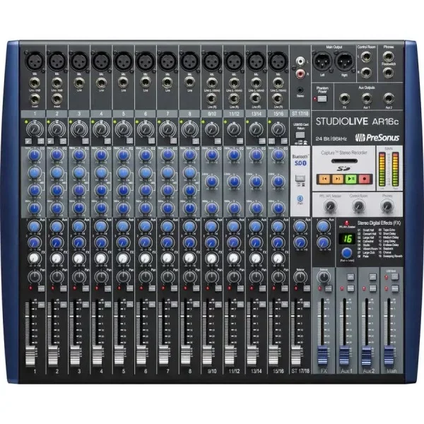 PreSonus StudioLive AR16c USB-C Hibrit Mikser PreSonus StudioLive AR16c USB-C Hibrit Mikser