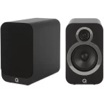 Q Acoustics 3010c Kompakt Raf Tipi Hoparlör Satin Black (Çift)