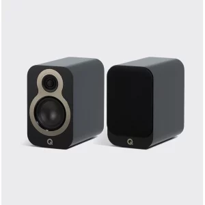 Q Acoustics 3010c Kompakt Raf Tipi Hoparlör Satin Black (Çift)