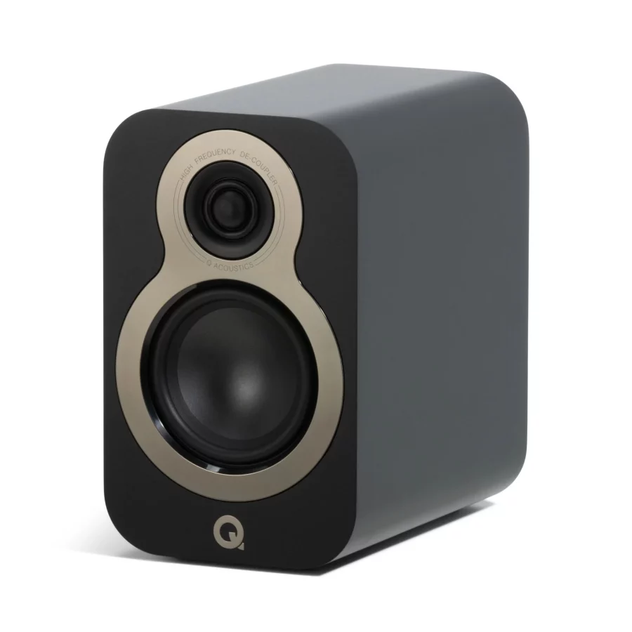 Q Acoustics 3010c Kompakt Raf Tipi Hoparlör Satin Black (Çift)