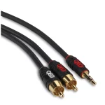 QED QE-2721 Profile Audio J2P 3.5 mm - RCA Kablo 3 Metre