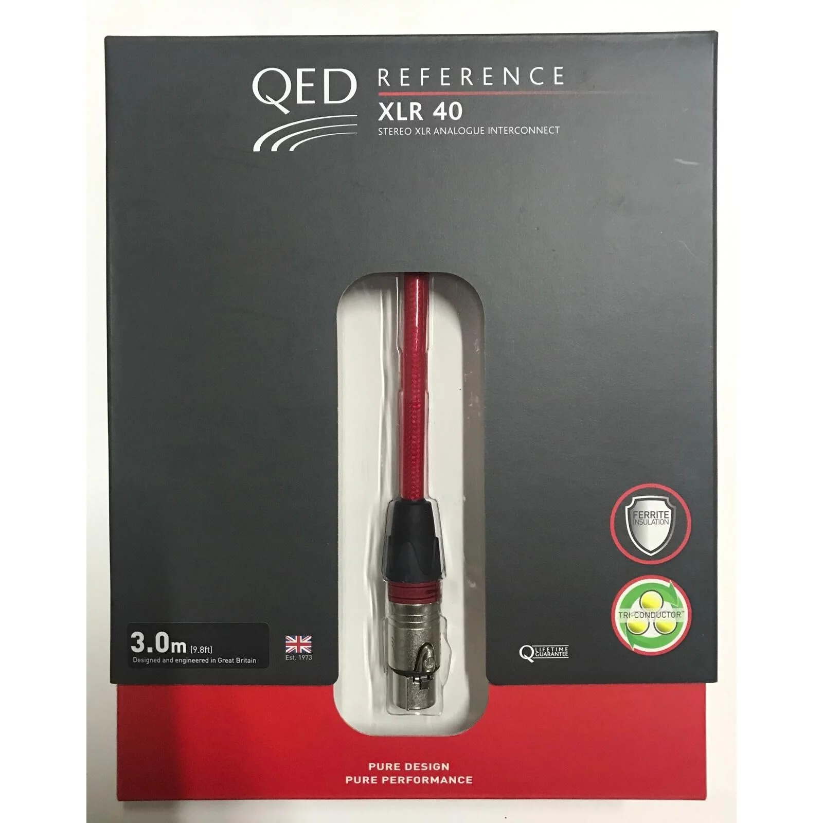 QED QE-3284 Reference XLR 40 Analog Kablo 3 Metre QED QE-3284 Reference XLR 40 Analog Kablo 3 Metre
