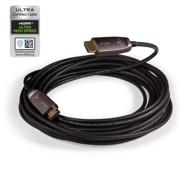 QED QE-6036 Performance Optical Ultra High Speed HDMI 2.1 Kablo 10 Metre QED QE-6036 Performance Optical Ultra High Speed HDMI 2.1 Kablo 10 Metre