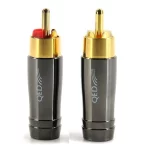 QED QE-6122 / QE-6120 Performance RCA Fiş Kırmızı + Siyah (2 Adet)