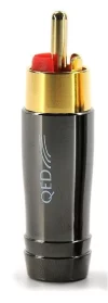QED QE-6122 / QE-6120 Performance RCA Fiş Kırmızı + Siyah (2 Adet)