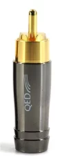 QED QE-6122 / QE-6120 Performance RCA Fiş Kırmızı + Siyah (2 Adet)