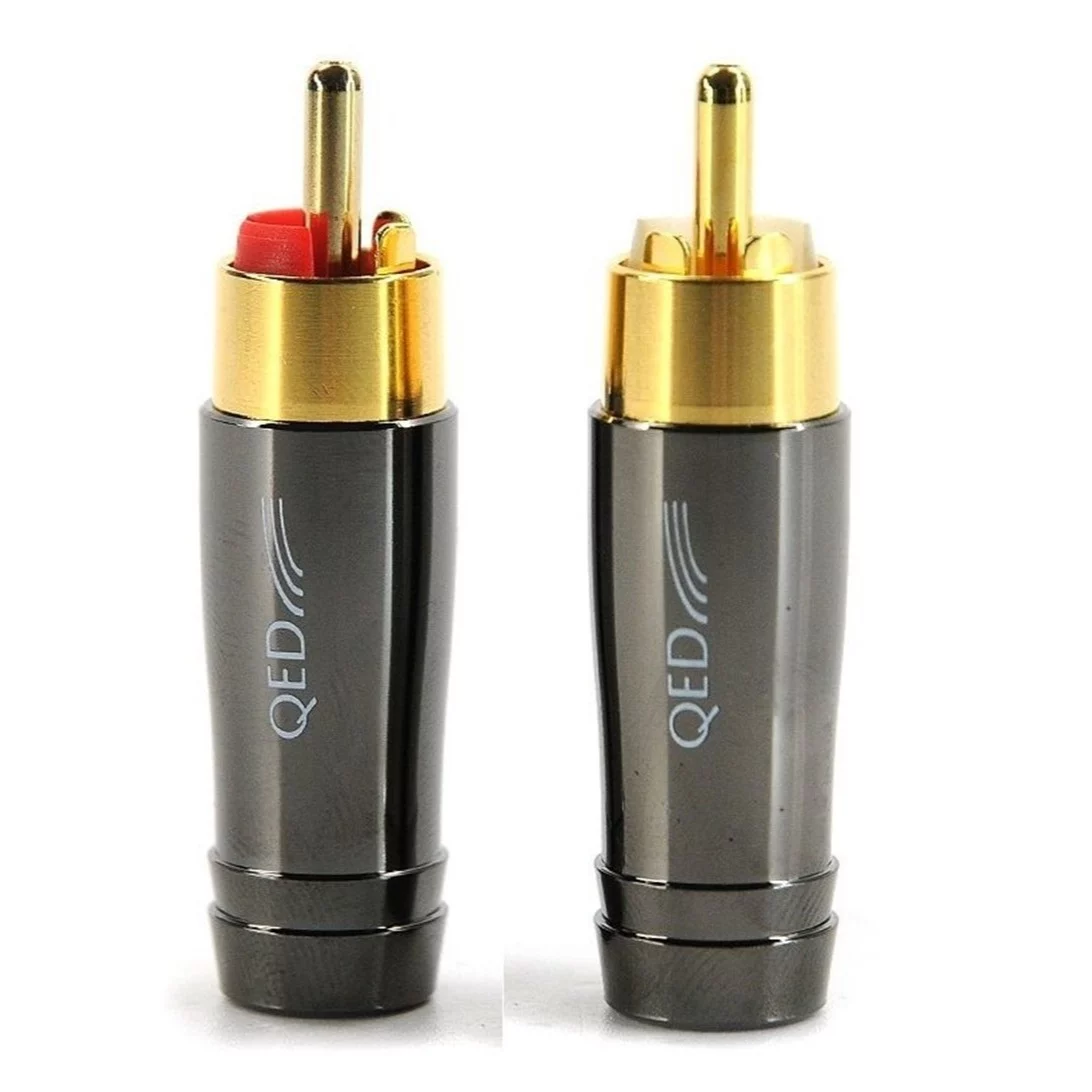 QED QE-6122 / QE-6120 Performance RCA Fiş Kırmızı + Siyah (2 Adet) QED QE-6122 / QE-6120 Performance RCA Fiş Kırmızı + Siyah (2 Adet)