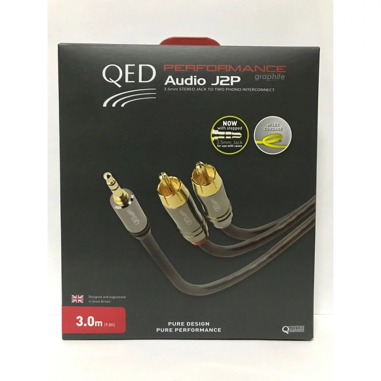 QED QE-6501 Performance Audio J2P 3.5 mm - RCA Kablo 3 Metre QED QE-6501 Performance Audio J2P 3.5 mm - RCA Kablo 3 Metre