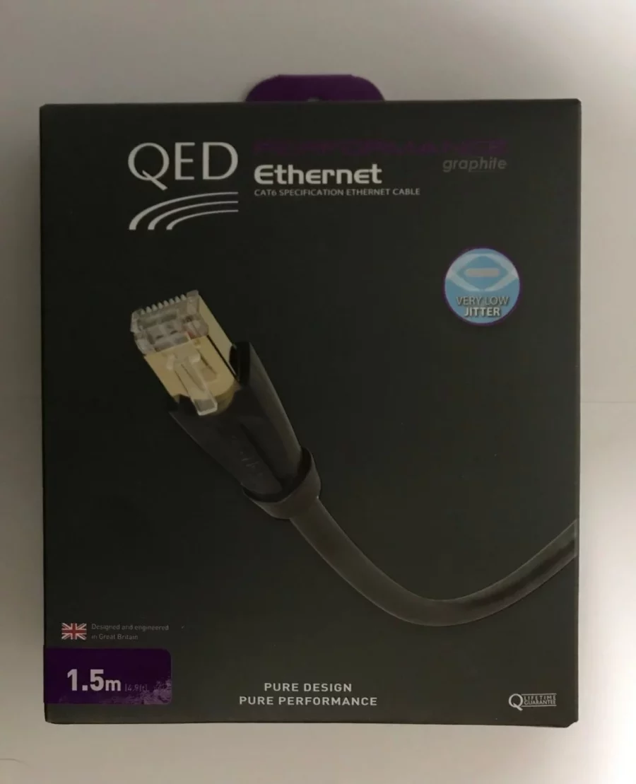 QED QE-6801 Performance Ethernet Graphite CAT6 Kablo 1.5 Metre