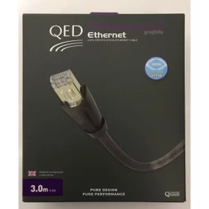 QED QE-6803 Performance Ethernet Graphite CAT6 Kablo 3 Metre
