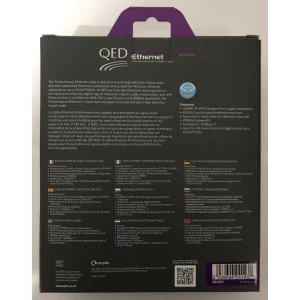 QED QE-6803 Performance Ethernet Graphite CAT6 Kablo 3 Metre