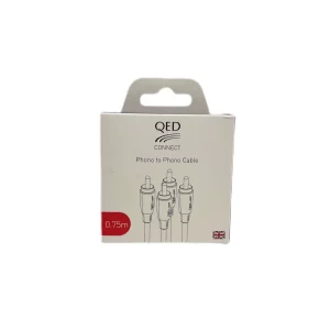 QED QE-8101 Connect RCA-RCA Stereo Kablo 0.75 Metre
