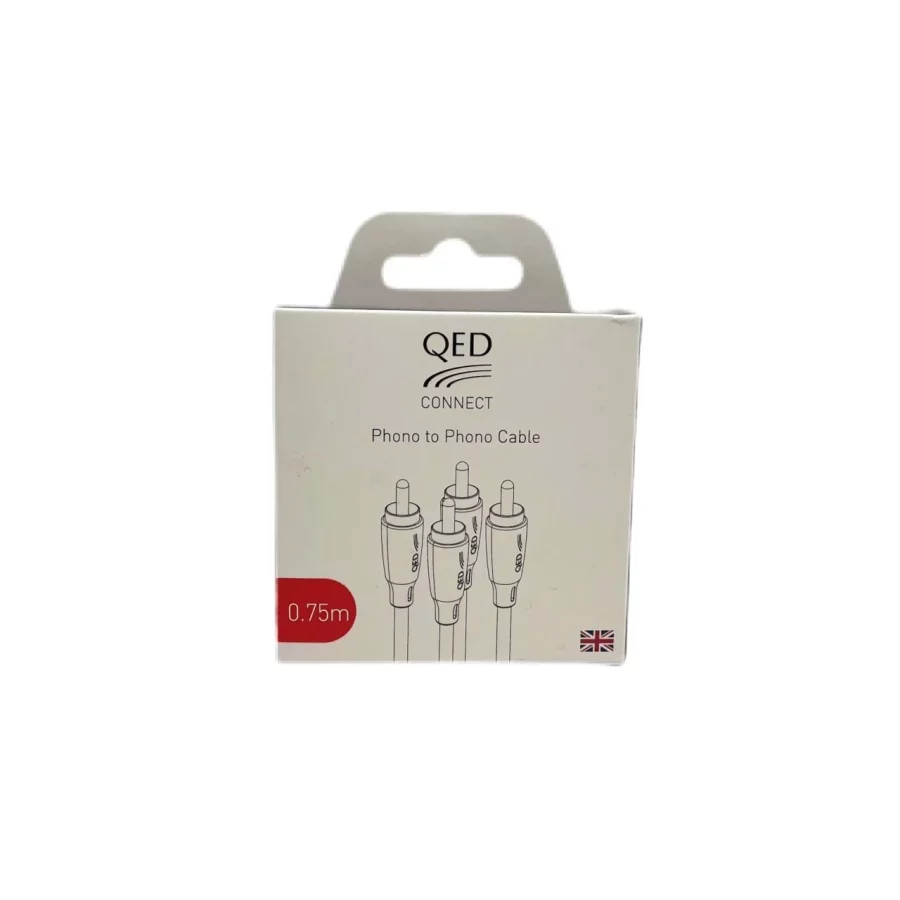 QED QE-8101 Connect RCA-RCA Stereo Kablo 0.75 Metre