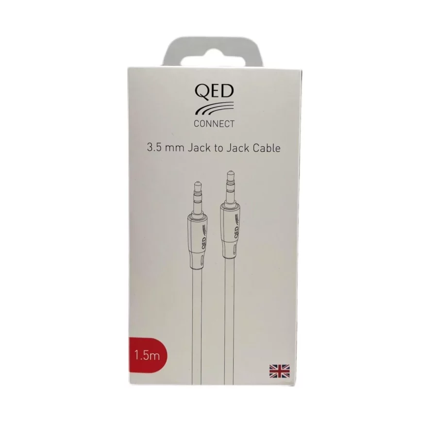 QED QE-8124 Connect 3.5 mm - 3.5 mm Stereo Kablo 1.5 Metre