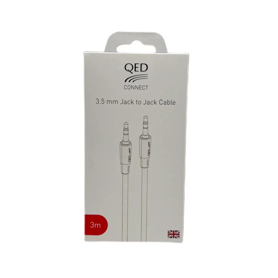 QED QE-8127 Connect 3.5 mm - 3.5 mm Stereo Kablo 3 Metre