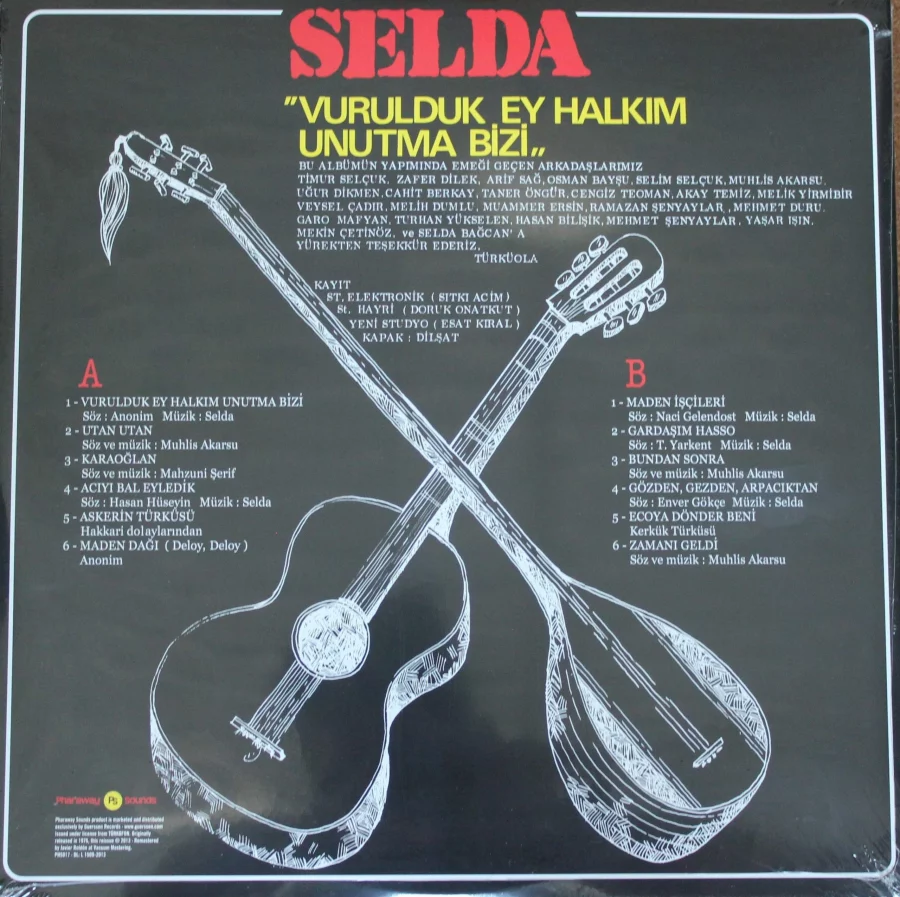 Selda Bağcan Vurulduk Ey Halkım Unutma Bizi - Plak