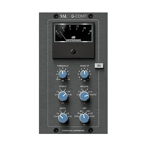Solid State Logic G-Comp 500 Serisi Stereo Bus Kompresör Modülü Solid State Logic G-Comp 500 Serisi Stereo Bus Kompresör Modülü